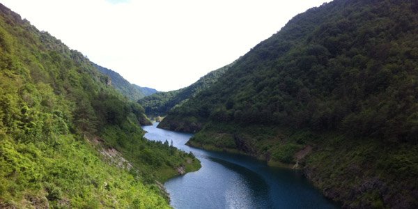 The beauty of the Valvestino dam